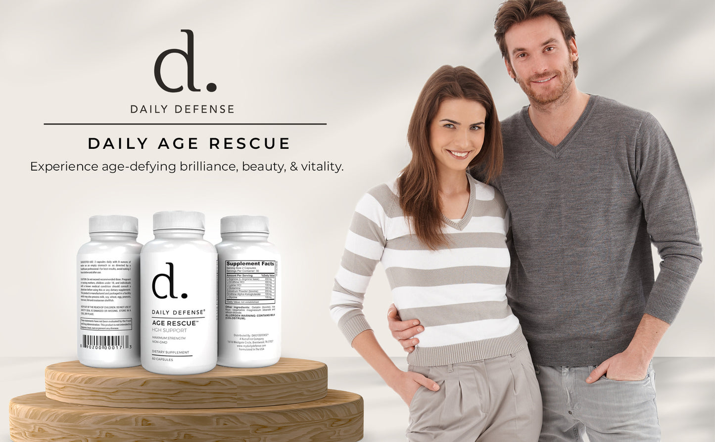 AGE RESCUE™ HGH Support Non-GMO