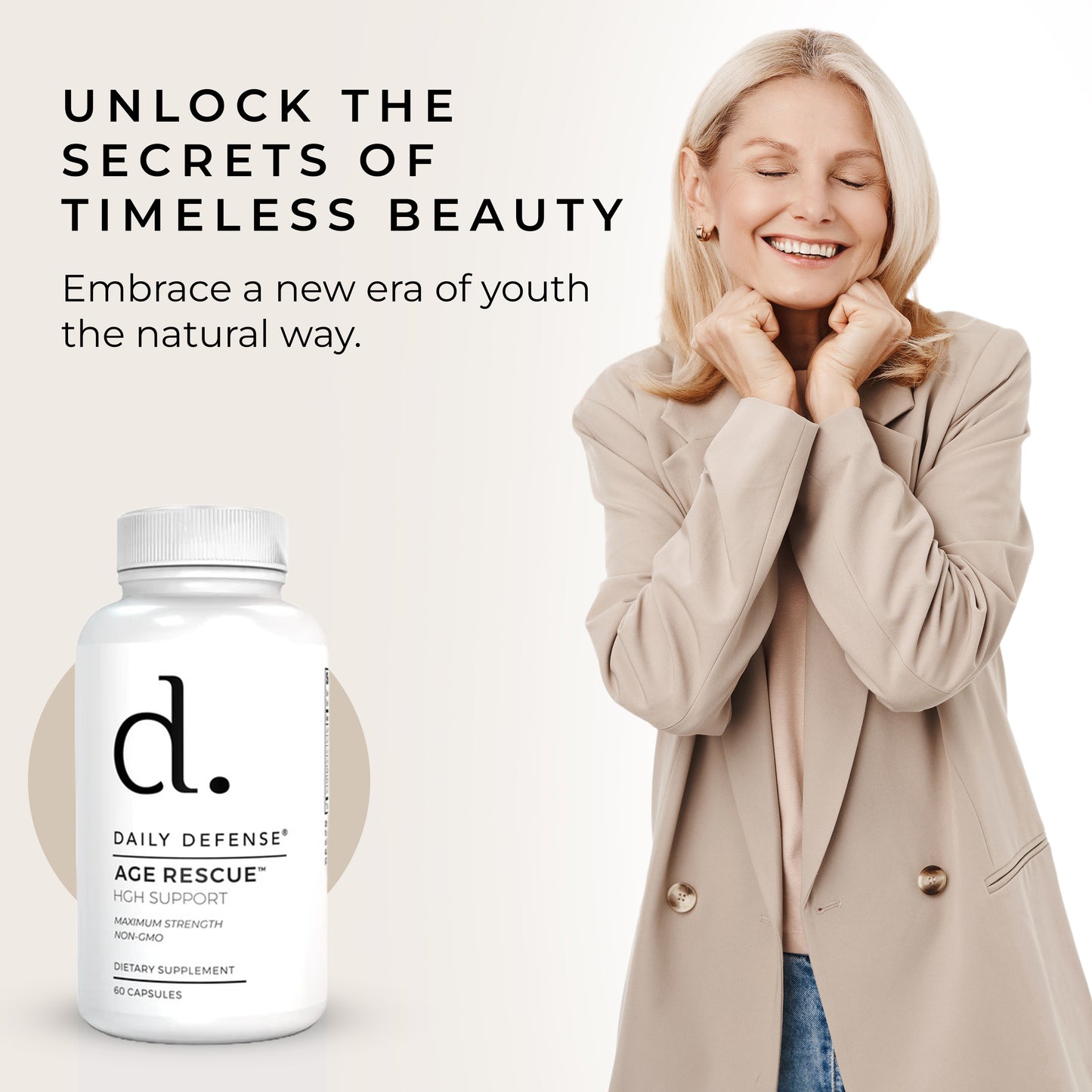 AGE RESCUE™ HGH Support Non-GMO