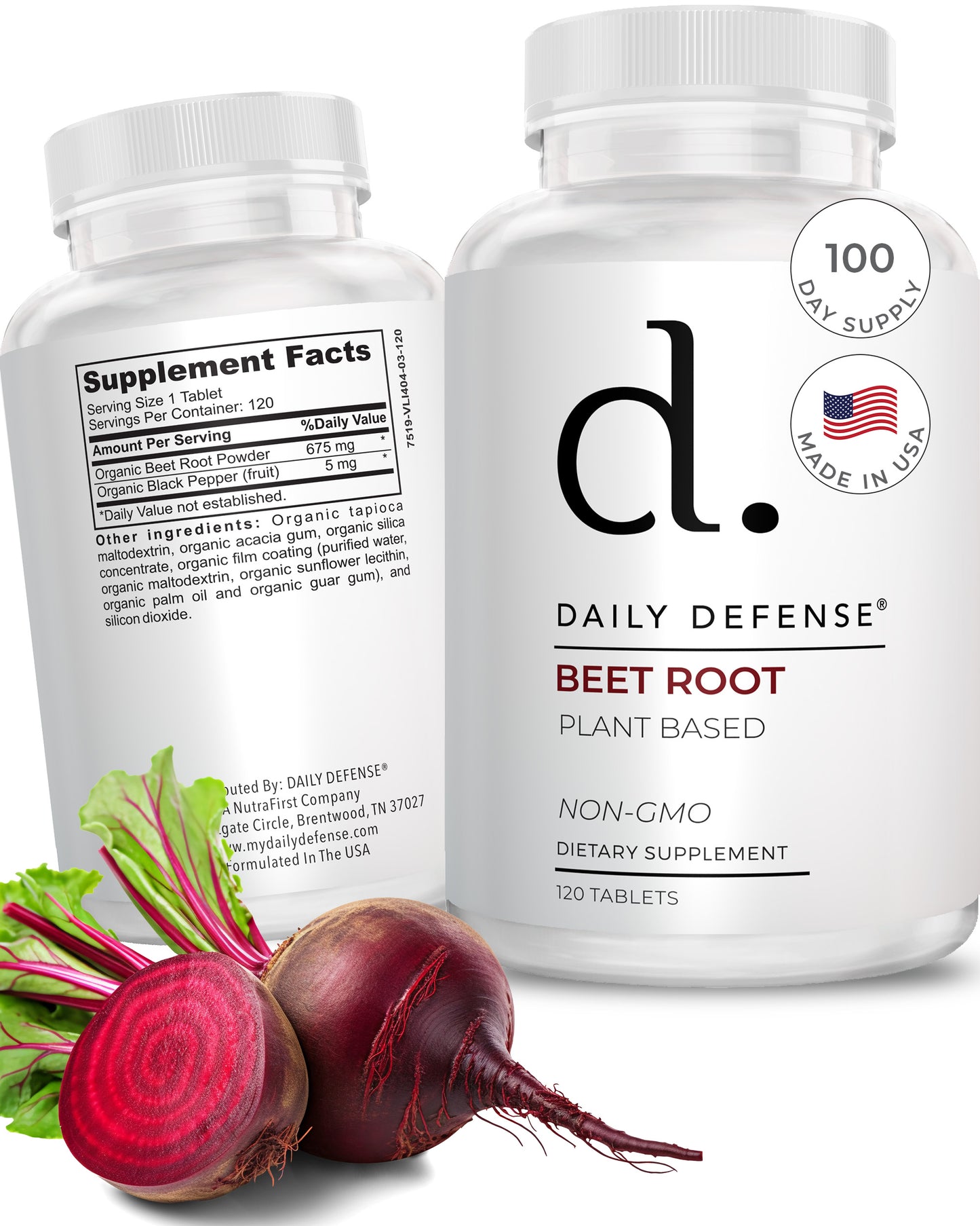BEET ROOT Organic Plant-Based Non-GMO