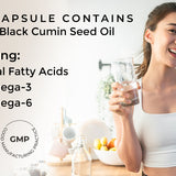 BLACK SEED OIL Cold Pressed Black Cumin Seed Oil Non-GMO