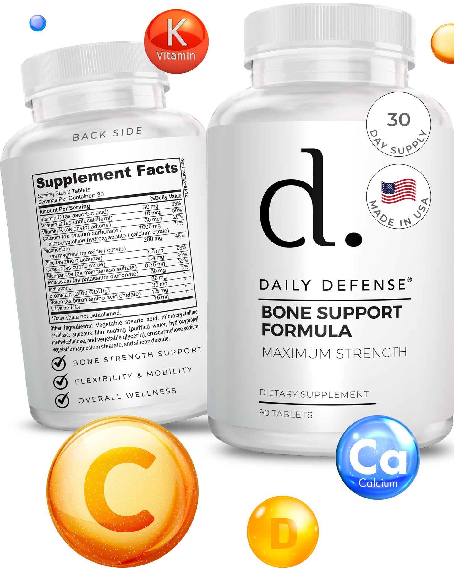 BONE SUPPORT FORMULA Maximum Strength Calcium Formula