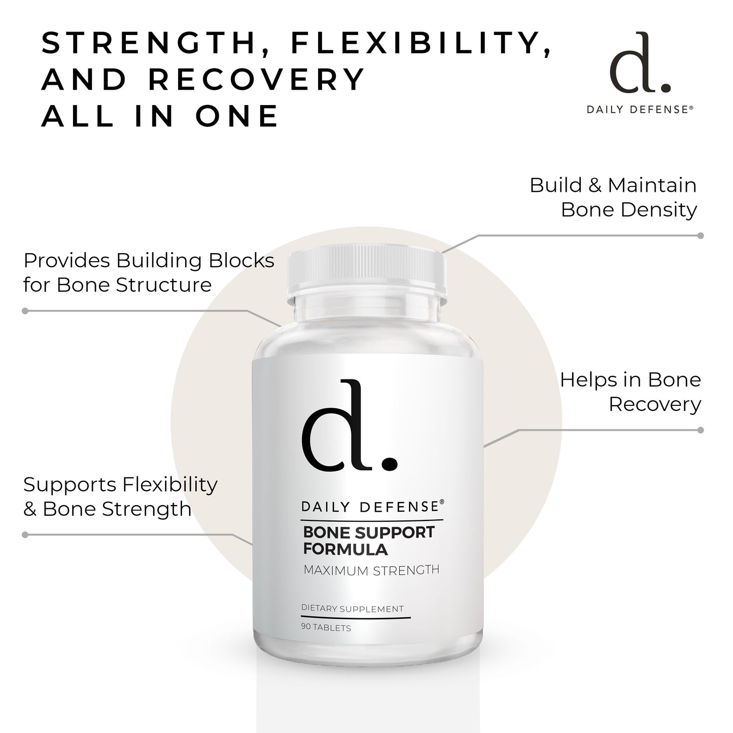 BONE SUPPORT FORMULA Maximum Strength Calcium Formula