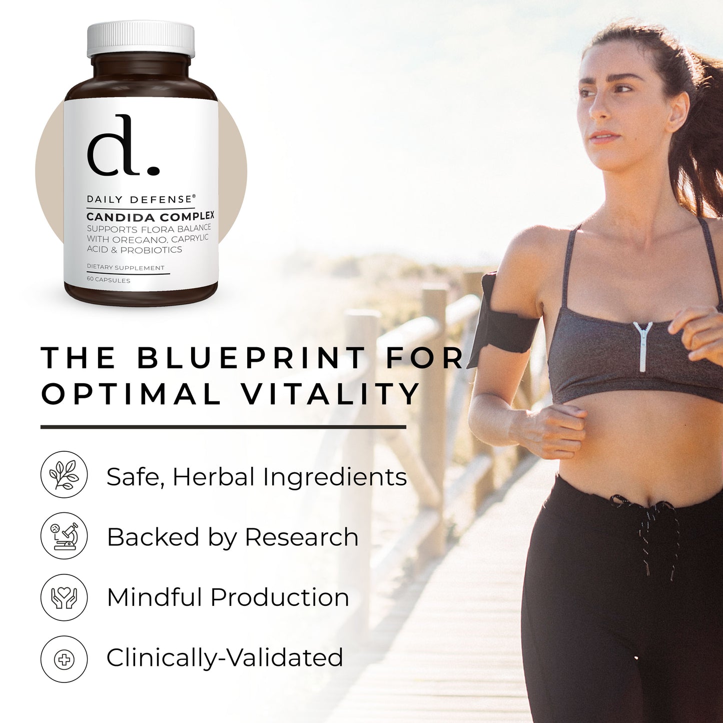 CANDIDA COMPLEX Supports Flora Balance With Oregano, Caprylic Acid & Probiotics