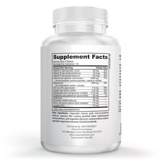BONE SUPPORT FORMULA Maximum Strength Calcium Formula