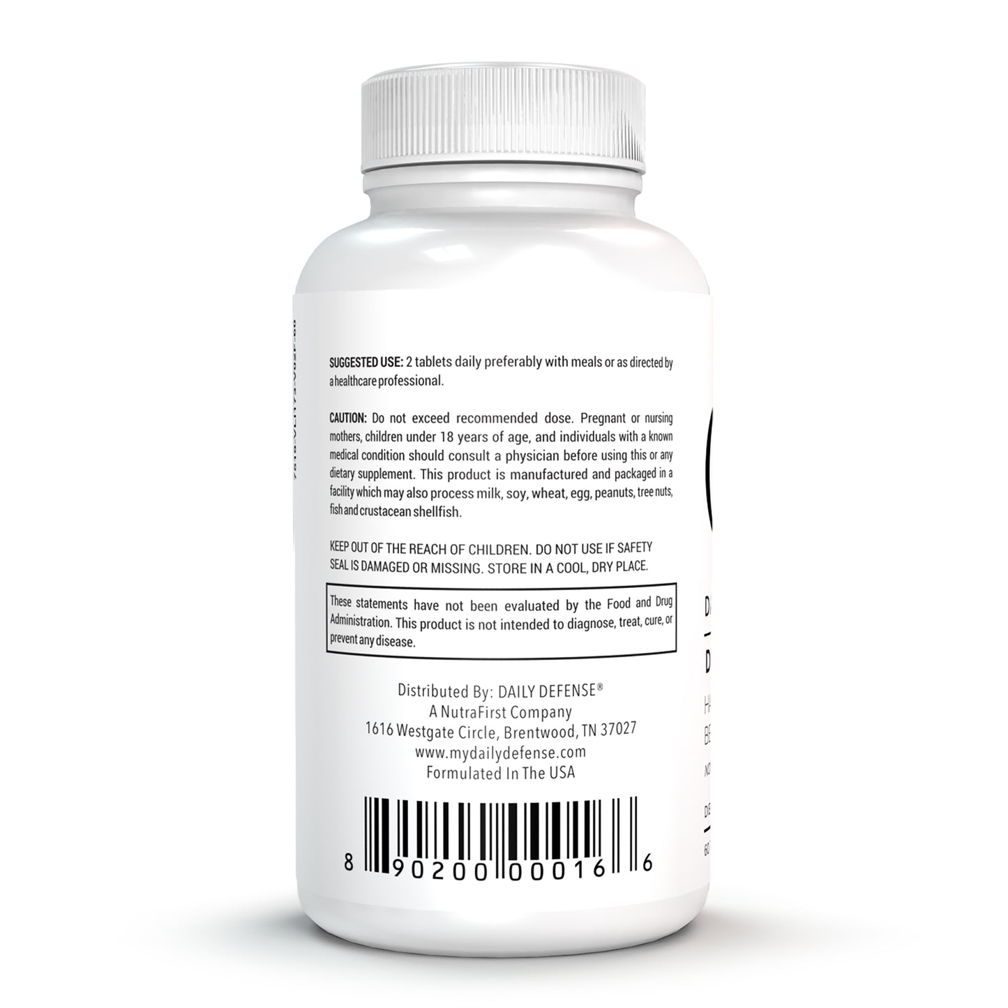 DERMA-MAX™ Hair, Skin And Nails Beauty Formula Non-GMO