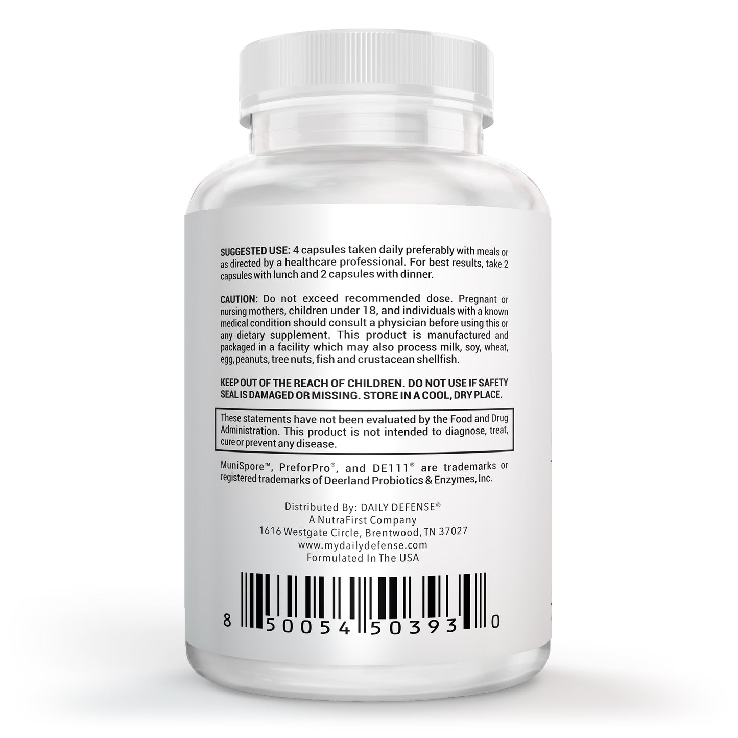 DIGESTION COMPLEX Comprehensive PRE/PRO/POSTbiotic Digestive Gut Support Formula