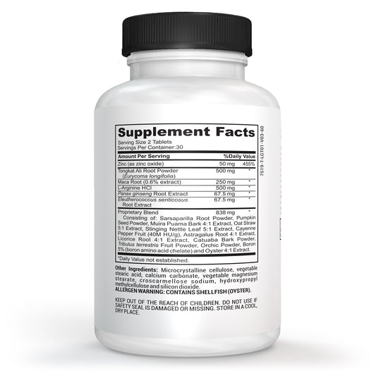 PURE MALE™ Stamina, Energy & Strength Formula For Men
