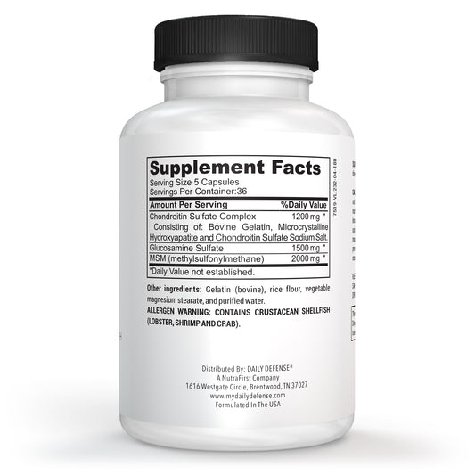 YOUTHFLEX™ Glucosamine, Chondroitin Complex With MSM Triple Strength Advanced Joint Health