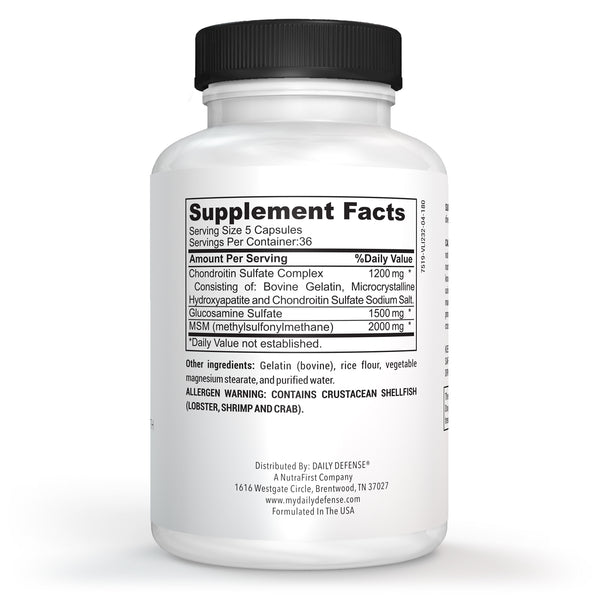 YOUTHFLEX Glucosamine, Chondroitin Complex With MSM Triple Strength Advanced Joint Health