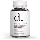Elderberry Gummies with Vitamin C & Zinc | Immune Support | Vegan | Daily Defense