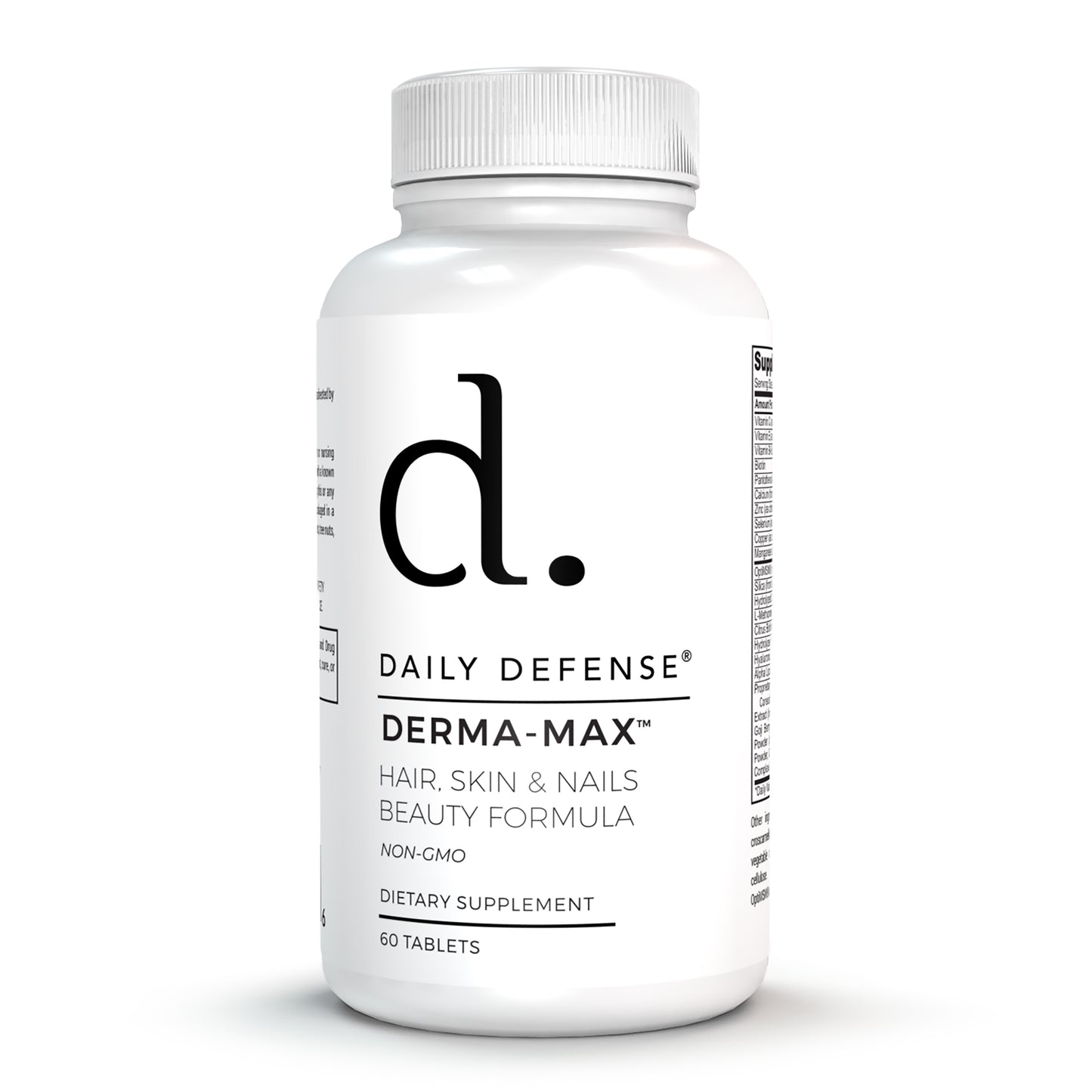 DERMA-MAX™ Hair, Skin And Nails Beauty Formula Non-GMO