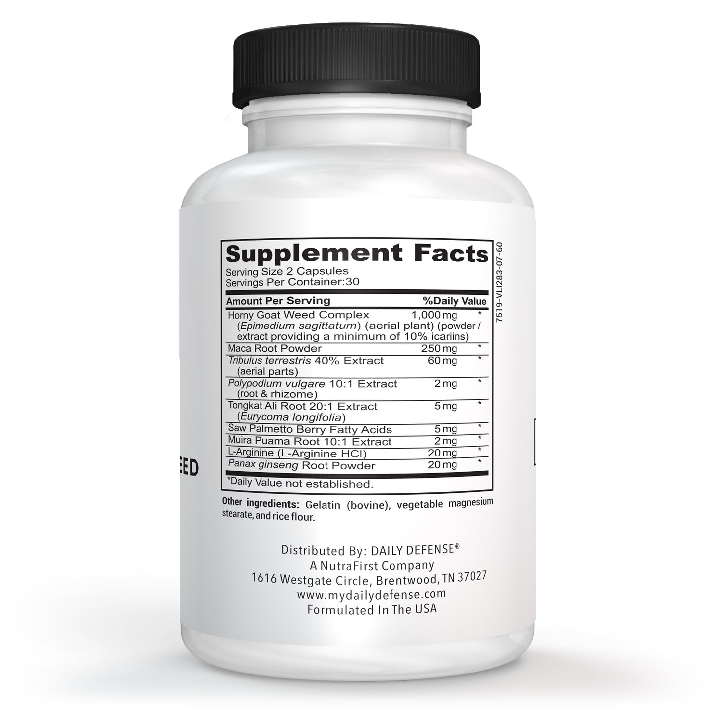 Horny Goat Weed Complex for Men and Women with Tongkat Ali, L-Arginine & Maca Root