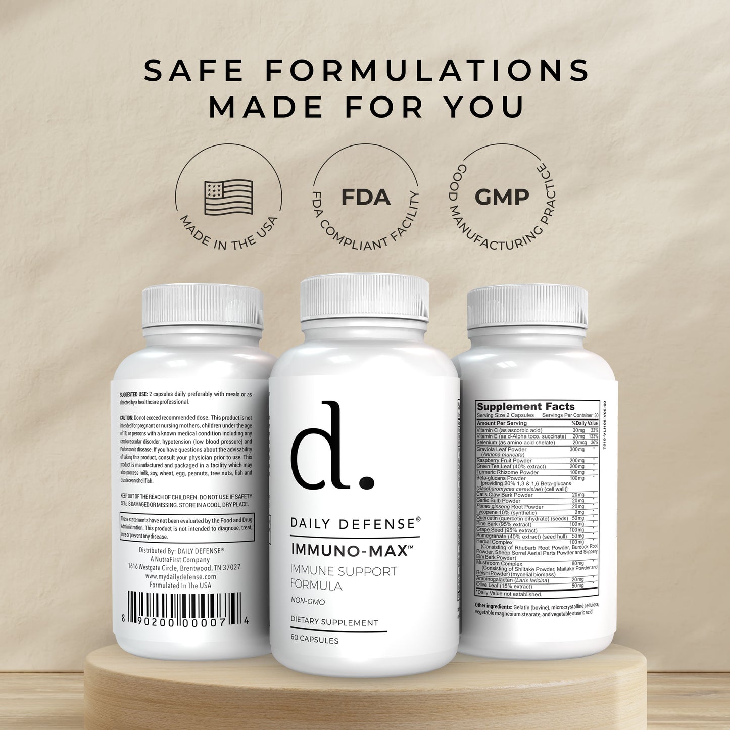 IMMUNO-MAX™ Immune Support Formula Non-GMO
