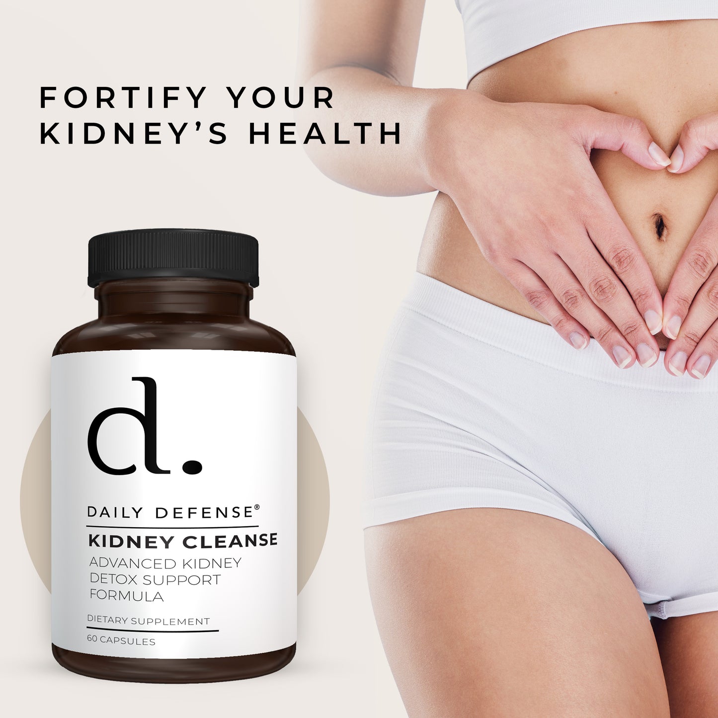 KIDNEY DEFENSE Advanced Kidney Detox and Cleanse Support Formula