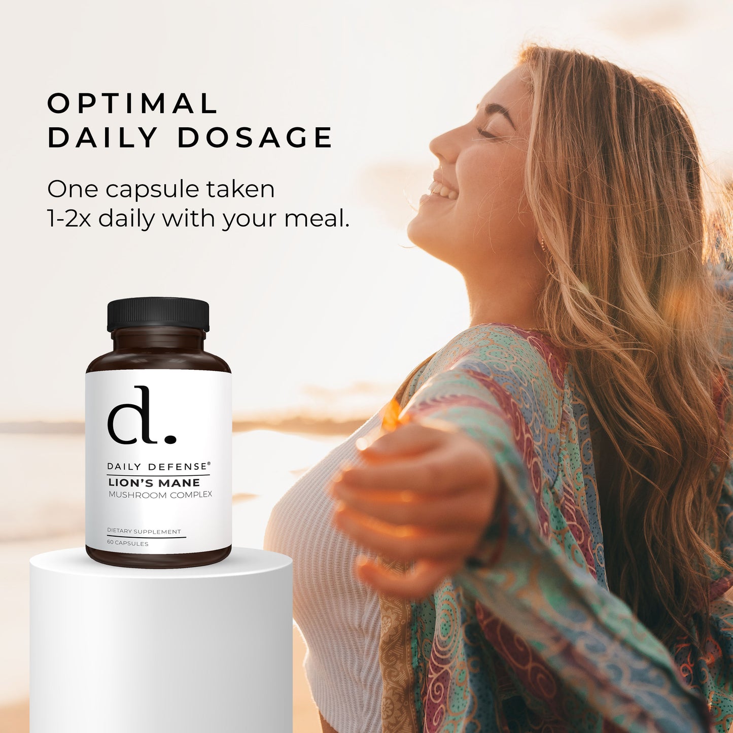 LION'S MANE Mushroom Complex With Chaga, Maitake, Shiitake And Reishi Mushroom Extracts