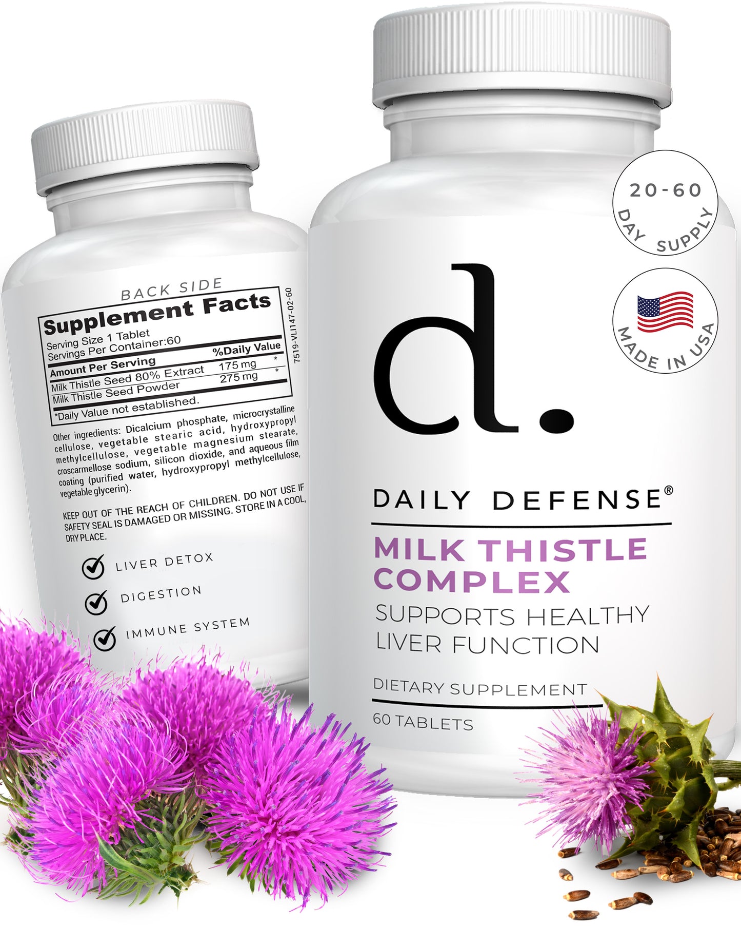 MILK THISTLE COMPLEX Supports Healthy Liver Function