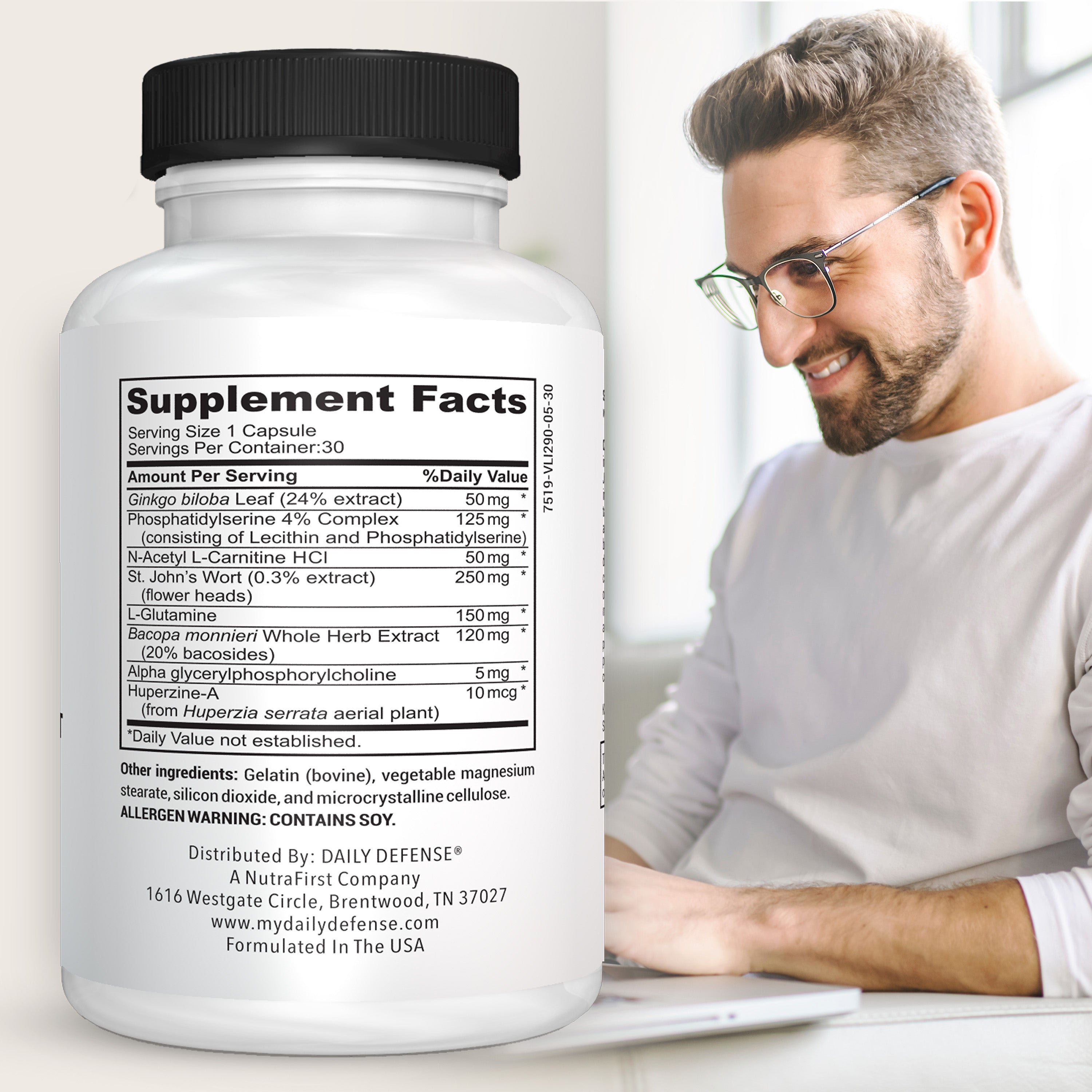 Memory Pills & Ginkgo Supplement | NEURO SUPPORT Nootropic Complex ...