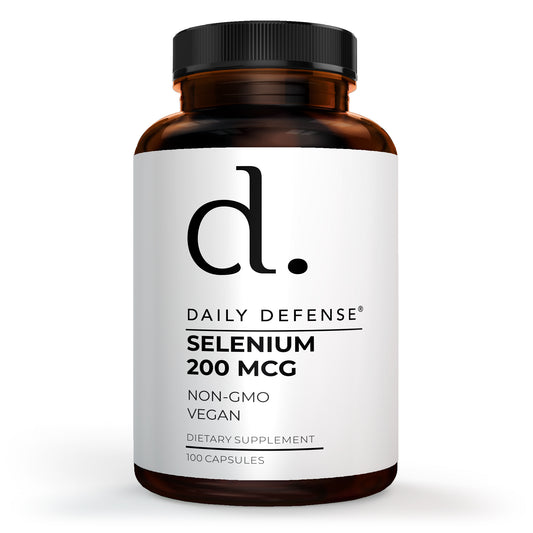 Selenium Supplement – 200 mcg of Selenium for powerful antioxidant support, helping promote immune function, thyroid health, and healthy aging. Third-Party Certified for quality and purity.
