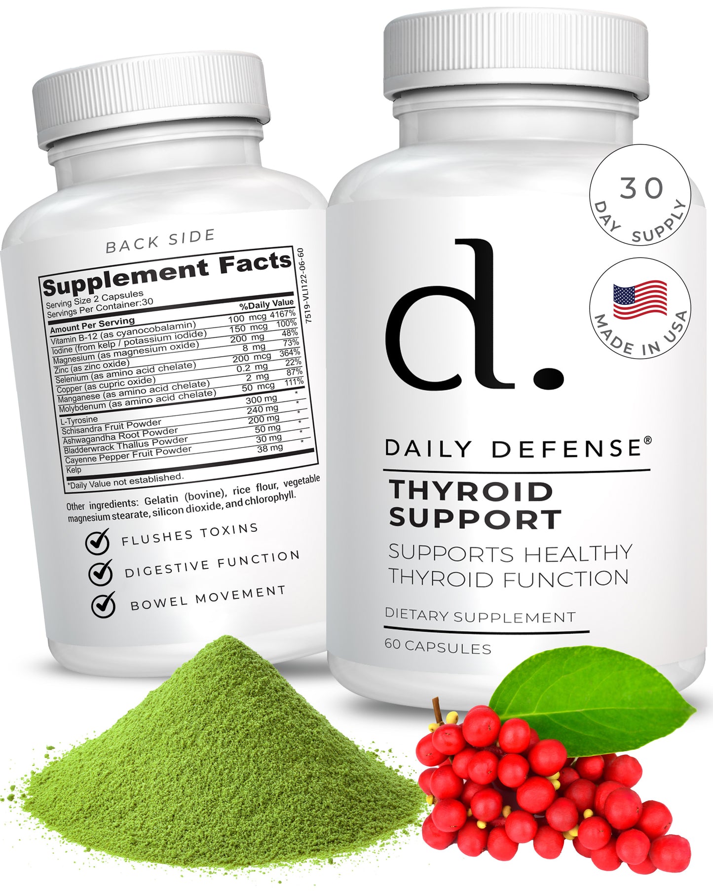 THYROID SUPPORT Supports Healthy Thyroid Function