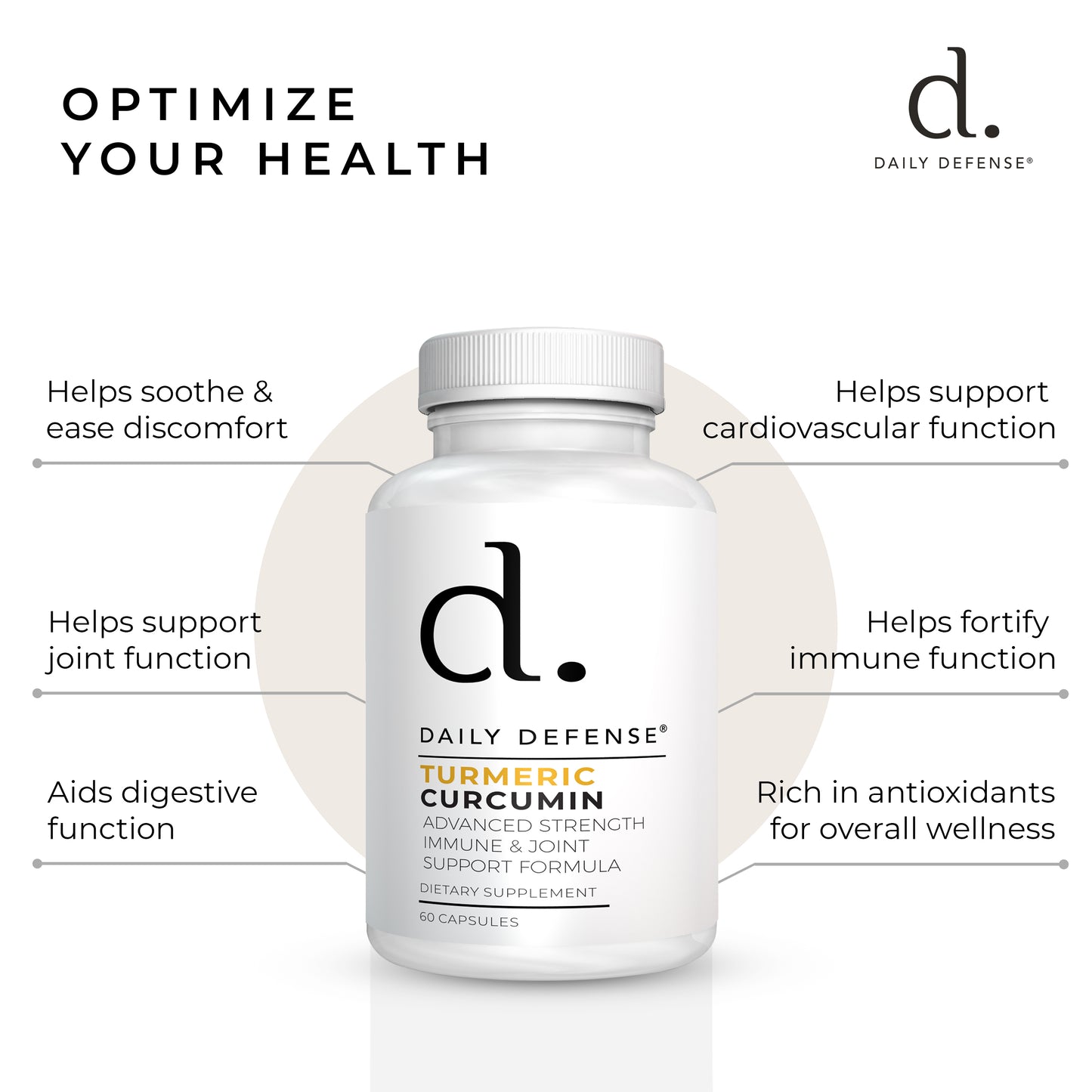 TURMERIC CURCUMIN Advanced Strength Immune & Joint Support Formula