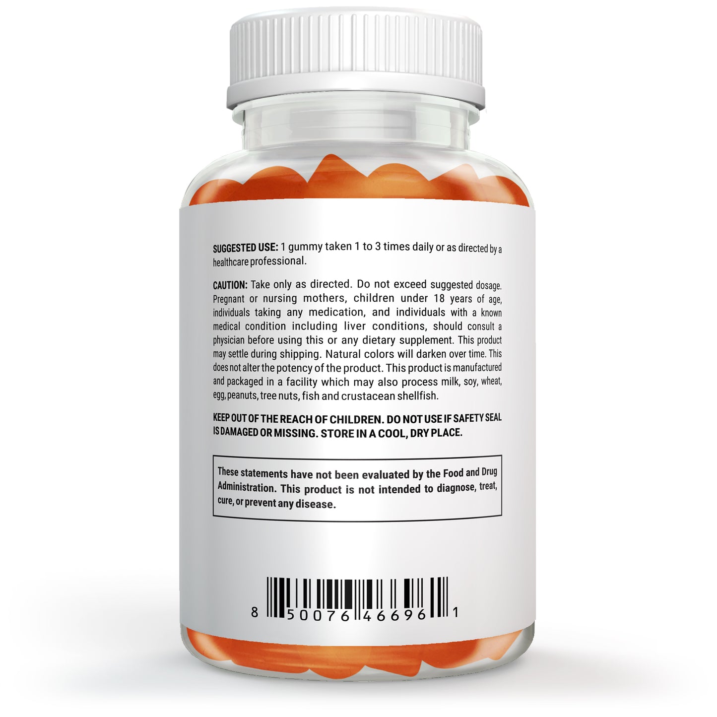 Turmeric & Ginger Gummies – 60 Vegan Gummies, Immune Support & Joint Health