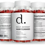 Hair Growth Gummies with Biotin & Folic Acid for Stronger Hair Growth - Daily Defense