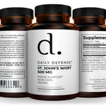 St. John’s Wort 500 mg Tablets – Herbal supplement designed to support a positive mood and emotional well-being, 100 Tablets - Daily Defense