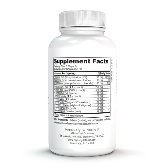 AQUOE™ Diuretic Pills Water Away Debloat and Water Flush Herbal Diuretic  Non-GMO